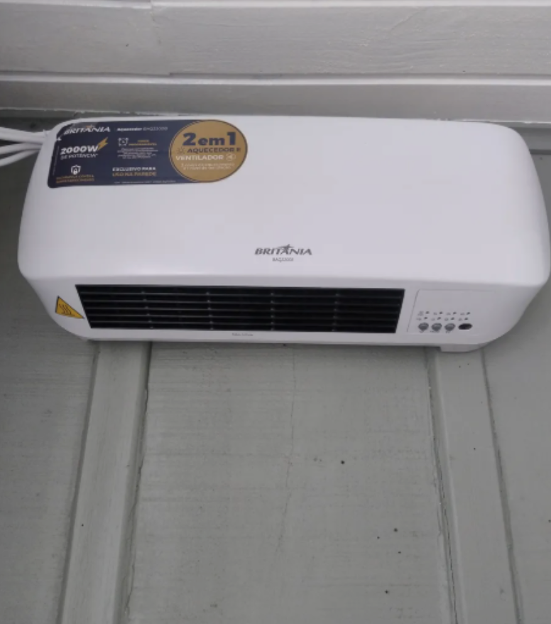 Ar-condicionado Britânia instalado